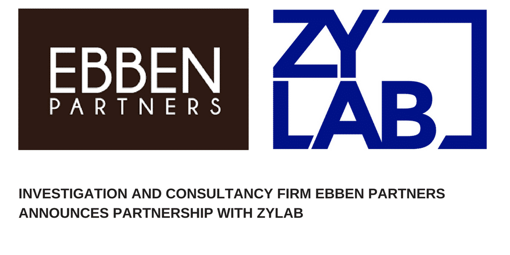 Press Release: Investigation and consultancy firm EBBEN Partners announces partnership with ZYLAB